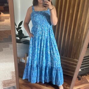 Destination 365 Smocked Paisley Maxi Dress. Size SP